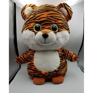 Giant Plump Pal Stuffed Tiger Plushie 24"‎ high GUC